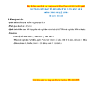 Đề thi giữa kì 2 Công nghệ lớp 4 Kết nối tri thức (Đề 2)
