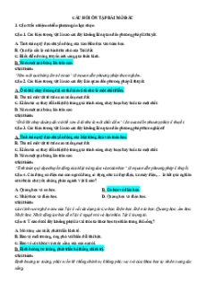 Bài tập ôn tập + Đề kiểm tra Vật Lí 10 Cánh diều theo chương