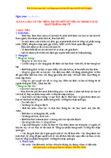 Giáo án Bài 24 Địa lí 10 Chân trời sáng tạo (2024): Cơ cấu nền kinh tế, một số tiêu chí đánh giá sự phát triển kinh tế