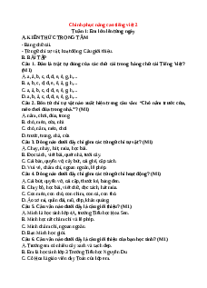 Bài tập Tiếng việt nâng cao lớp 2