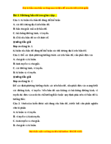Trắc nghiệm Bài 3 Địa Lí 10 Kết nối tri thức: Sử dụng bản đồ trong học tập và đời sống, một số ứng dụng của GPS và bản đồ số trong đời sống