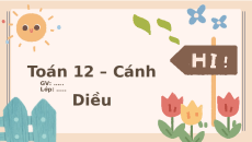 Giáo án Powerpoint Toán 12 Cánh diều Học kì 1