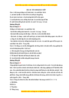 Trắc nghiệm Lịch sử 10 Bài 18 Chân trời sáng tạo: Văn minh Đại Việt