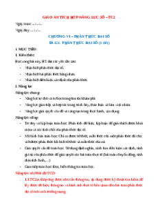 Giáo án Bài 21 Toán 8 Kết nối tri thức (năng lực số)