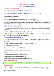 Chuyên đề dạy thêm Toán 7 Kết nối tri thức mới nhất
