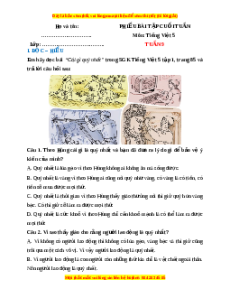 Bài tập cuối tuần Tiếng việt 5 Tuần 9 (có lời giải)