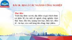 Giáo án Powerpoint Bài 30 Địa lí 10 Chân trời sáng tạo: Địa lí các ngành nông nghiệp