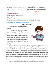 Bài tập cuối tuần Tiếng Việt lớp 5 Kết nối tri thức Tuần 12