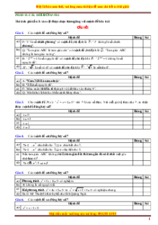 Trắc nghiệm Toán 10 Đúng-Sai, Trả lời ngắn (form 2025)