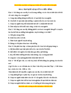 Trắc nghiệm Bài 2 Lịch Sử 10 Kết nối tri thức: Tri thức lịch sử và cuộc sống