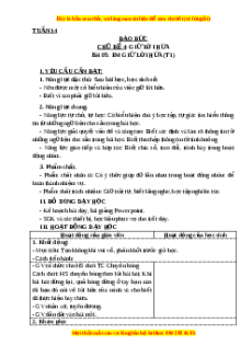 Giáo án Đạo đức lớp 3 Bài 5 Cánh diều: Em giữ lời hứa