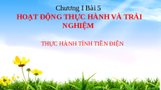 Giáo án Powerpoint Hoạt động thực hành và trải nghiệm: Thực hành tính tiền điện Toán 7 Chân trời sáng tạo