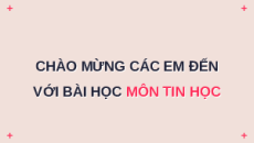 Giáo án Powerpoint Chủ đề F Bài 1 Tin học 9 Cánh diều