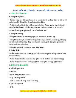 Giáo án Viết số tự nhiên trong hệ thập phân Toán lớp 4 Cánh diều