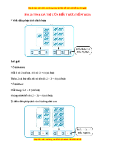 VBT Toán lớp 3 Bài 20 (Chân trời sáng tạo): Tính giá trị biểu thức (tiếp theo)