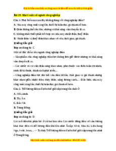 Trắc nghiệm Bài 29 Địa Lí 10 Kết nối tri thức: Địa lí một số ngành công nghiệp
