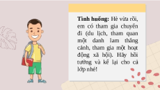 Giáo án Powerpoint Kể lại một chuyến đi hoặc một hoạt động xã hội Ngữ văn 8 Cánh diều