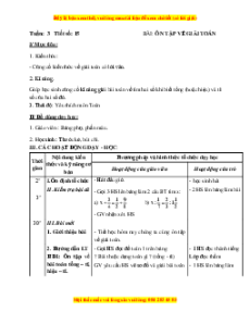 Giáo án Bài 15 Toán lớp 5: Ôn tập về giải toán