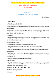 Giáo án Ngữ văn 6 Học kì 2 Chân trời sáng tạo
