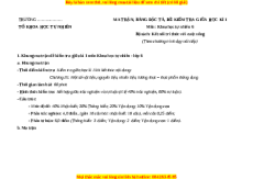 Đề thi giữa kì 1 KHTN 6 Kết nối tri thức (nối tiếp)- Đề 1