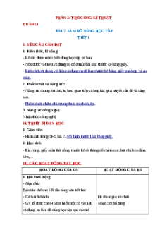 Giáo án Bài 7 Công nghệ lớp 3 Chân trời sáng tạo: Làm đồ dùng học tập Em làm thước kẻ bằng giấy