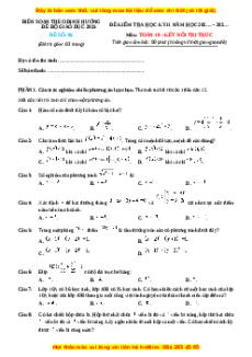 Đề thi Toán 10 Cuối kì 2 Kết nối tri thức cấu trúc mới (Đề 5)