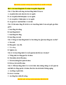 Bộ trắc nghiệm Kinh tế pháp luật 10 Kết nối tri thức (cả năm)