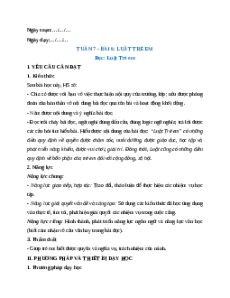 Giáo án Bài 6: Luật Trẻ em Tiếng Việt lớp 5 Chân trời sáng tạo