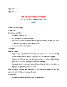Giáo án Bài 11 Đạo đức lớp 4 Cánh diều: Em quý trọng đồng tiền