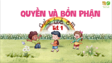 Giáo án Powerpoint Bài 9 Đạo đức lớp 4 Kết nối tri thức: Quyền và bổn phận của trẻ em