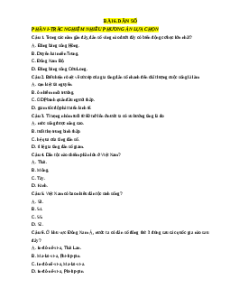 Trắc nghiệm Bài 6: Dân số Việt Nam Địa lí 12 Đúng-Sai, Trả lời ngắn sách mới 2025
