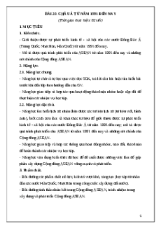 Giáo án Bài 20 Lịch sử 9 Kết nối tri thức (2024): Châu Á từ năm 1991 đến nay