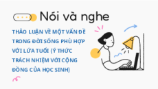 Giáo án Powerpoint Thảo luận về một vấn đề trong đời sống phù hợp với lứa tuổi Ngữ văn 8 Kết nối tri thức