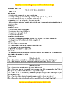 Giáo án Vật lí 12 Bài 25: Giao thoa ánh sáng