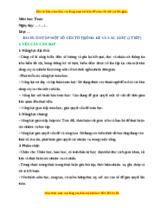 Giáo án Ôn tập về một số yếu tố thống kê và xác suất Toán lớp 4 Cánh diều