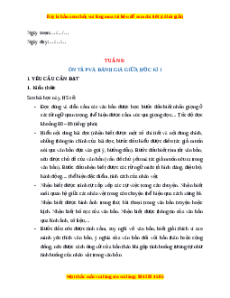 Giáo án Tuần 9 Tiếng Việt lớp 4 Kết nối tri thức
