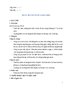 Giáo án Bài 25 Vật Lí 12 Kết nối tri thức (2025): Bài tập về vật lí hạt nhân