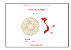 Vở ghi bài Lịch sử 11 (cả ba sách)