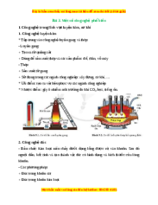Lý thuyết Công nghệ 10 Cánh diều Bài 3: Một số công nghệ phổ biến