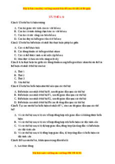 Trắc nghiệm Ưu thế lai Sinh học 9