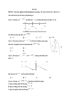Đề thi Cuối kì 1 Toán 12 Kết nối tri thức (Đề 8)