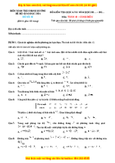 Đề thi Toán 10 Cuối học kì 2 Cánh diều cấu trúc mới (Đề 2)