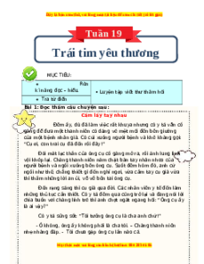 Bài tập cuối tuần Tiếng Việt 4 Tuần 19 Cánh diều (có lời giải)