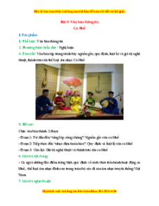 Tác giả - tác phẩm Ngữ văn 7 Kì 2 Cánh diều