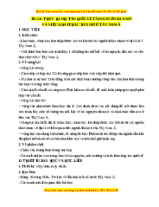 Giáo án Bài 16 Địa lí 11 Chân trời sáng tạo (2024): Thực hành: Tìm hiểu về tài nguyên dầu mỏ và việc khai thác dầu mỏ ở Tây Nam Á