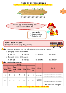 Bài tập cuối tuần Toán 4 Tuần 18 Kết nối tri thức (có lời giải)