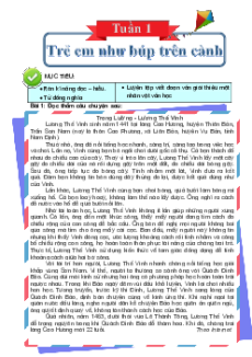 Bài tập cuối tuần Tiếng Việt lớp 5 Cánh diều Học kì 1 (Phiên bản 2)