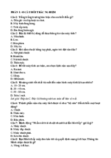 Đề cương ôn tập Giữa kì 1 Tin học lớp 3 Kết nối tri thức