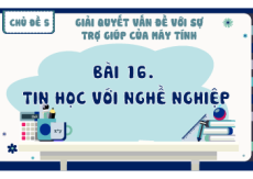 Giáo án Powerpoint Bài 16 Tin học 8 Kết nối tri thức: Tin học với nghề nghiệp