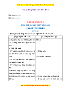 Giáo án Bài 1: Trẻ em như búp trên cành Tiếng Việt lớp 5 Cánh diều